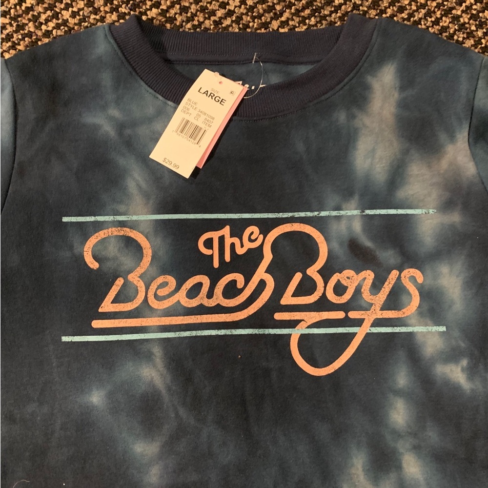 Beach Boys Sweatshirt with Retro Band Logo